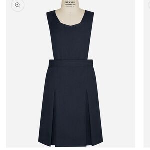 NWT Dennis uniform girls navy Blue jumper dress 14 plus Preppy